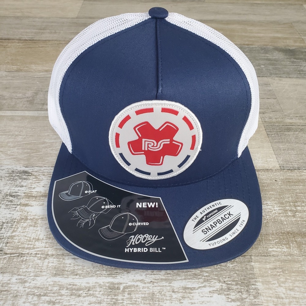 Hooey Men Trucker Hat One Size Rocker Navy Adjustable Snapback 6-Panel